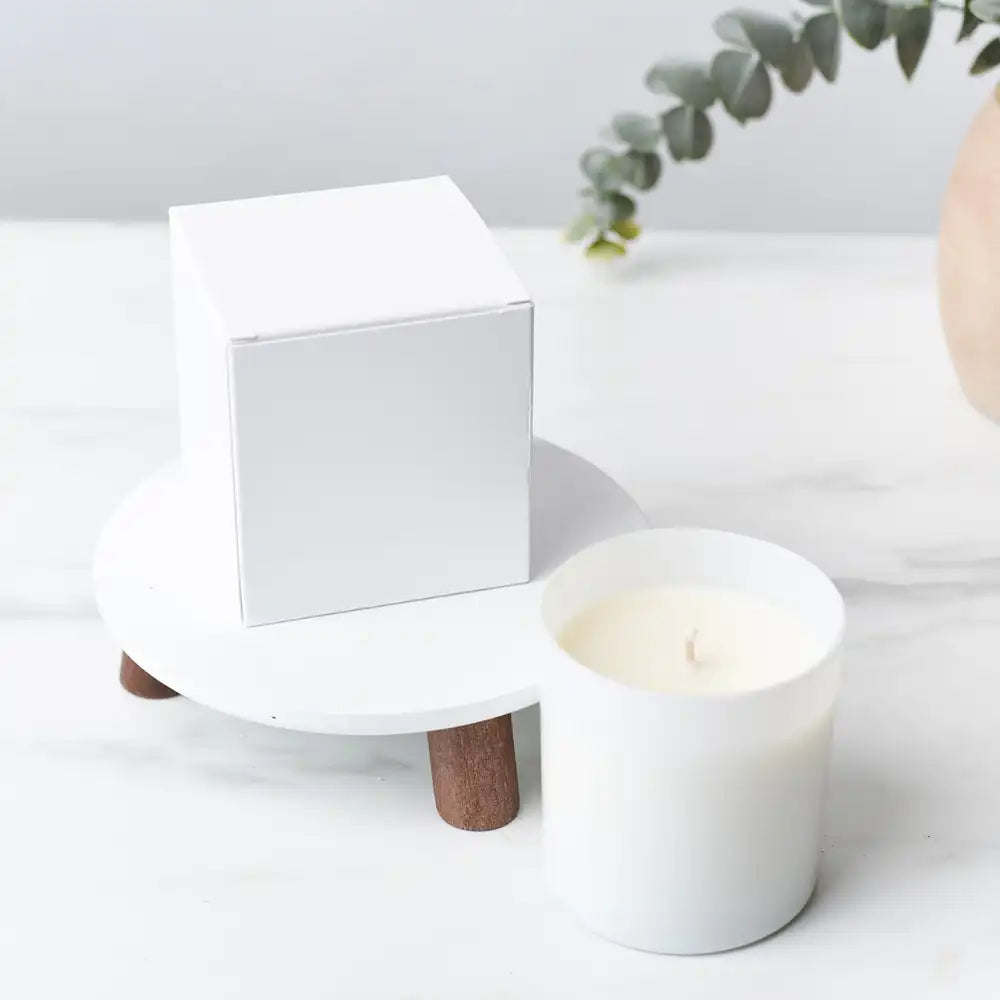 White Soft Touch Tumbler Box