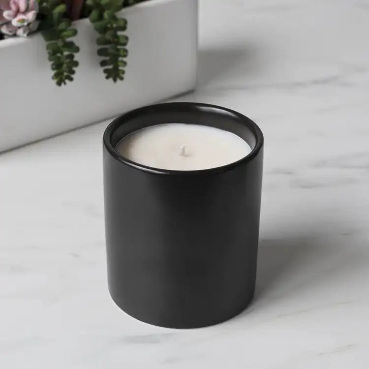 12oz Black Ceramic Tumbler