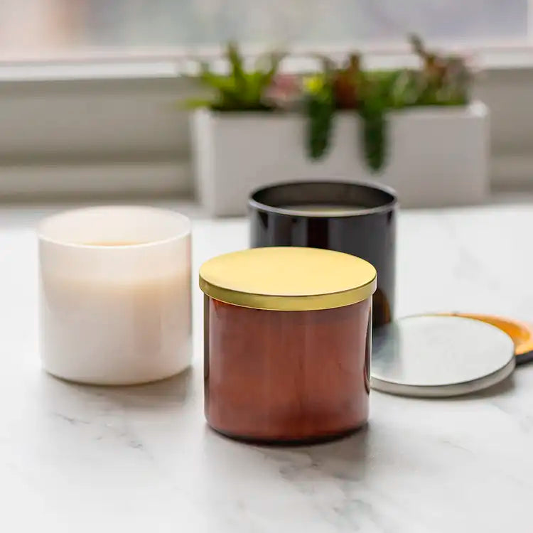 17oz White 3-Wick Tumbler