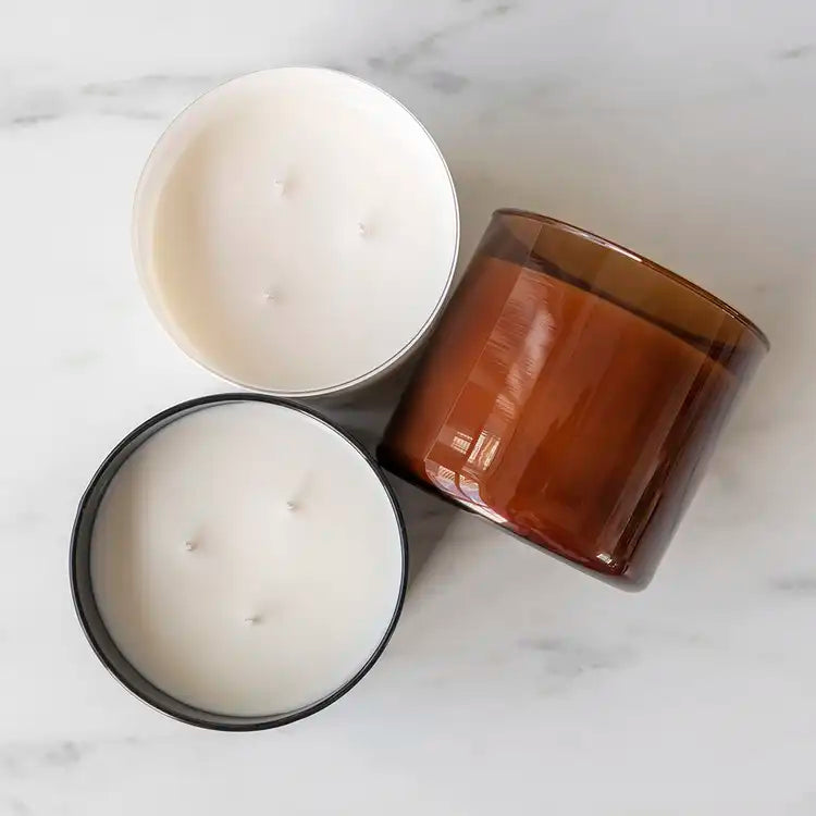 17oz White 3-Wick Tumbler