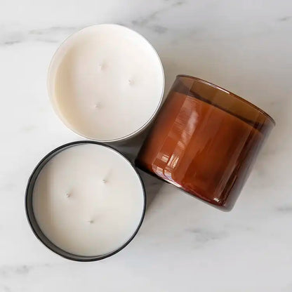 17oz White 3-Wick Tumbler