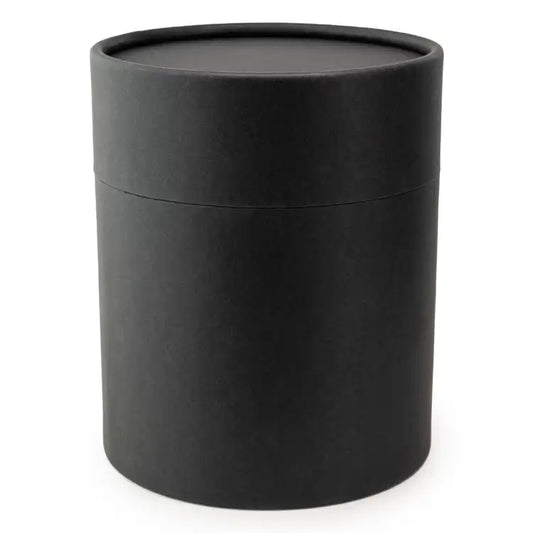 5" Black Paper Candle Tube