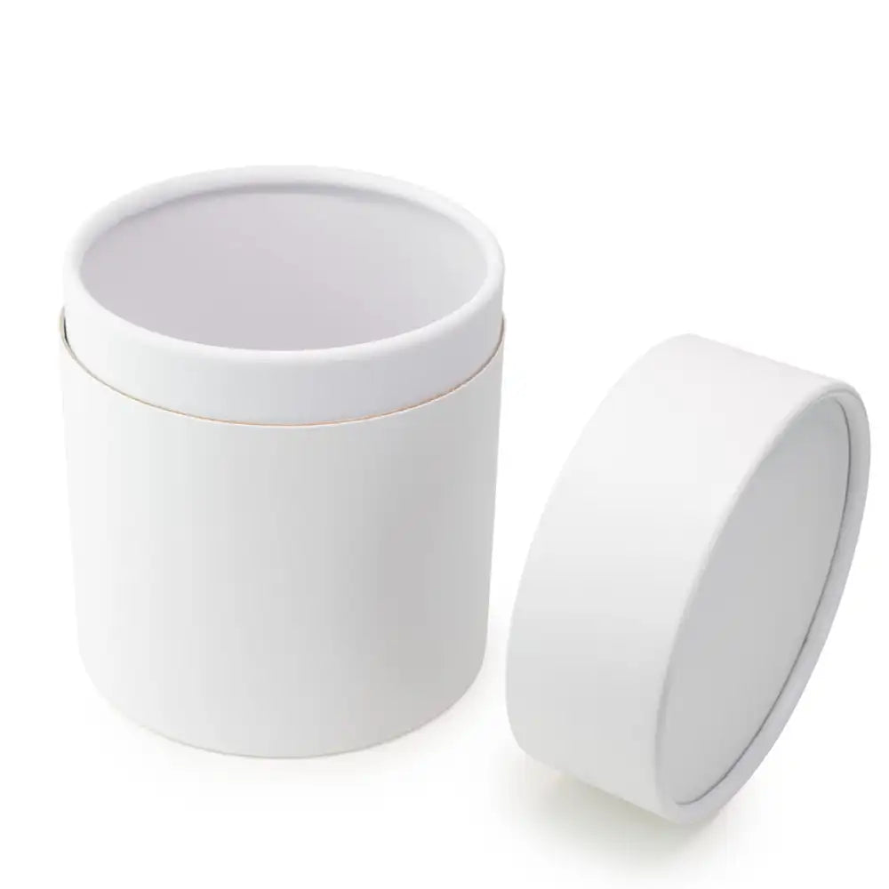 5" White Paper Candle Tube