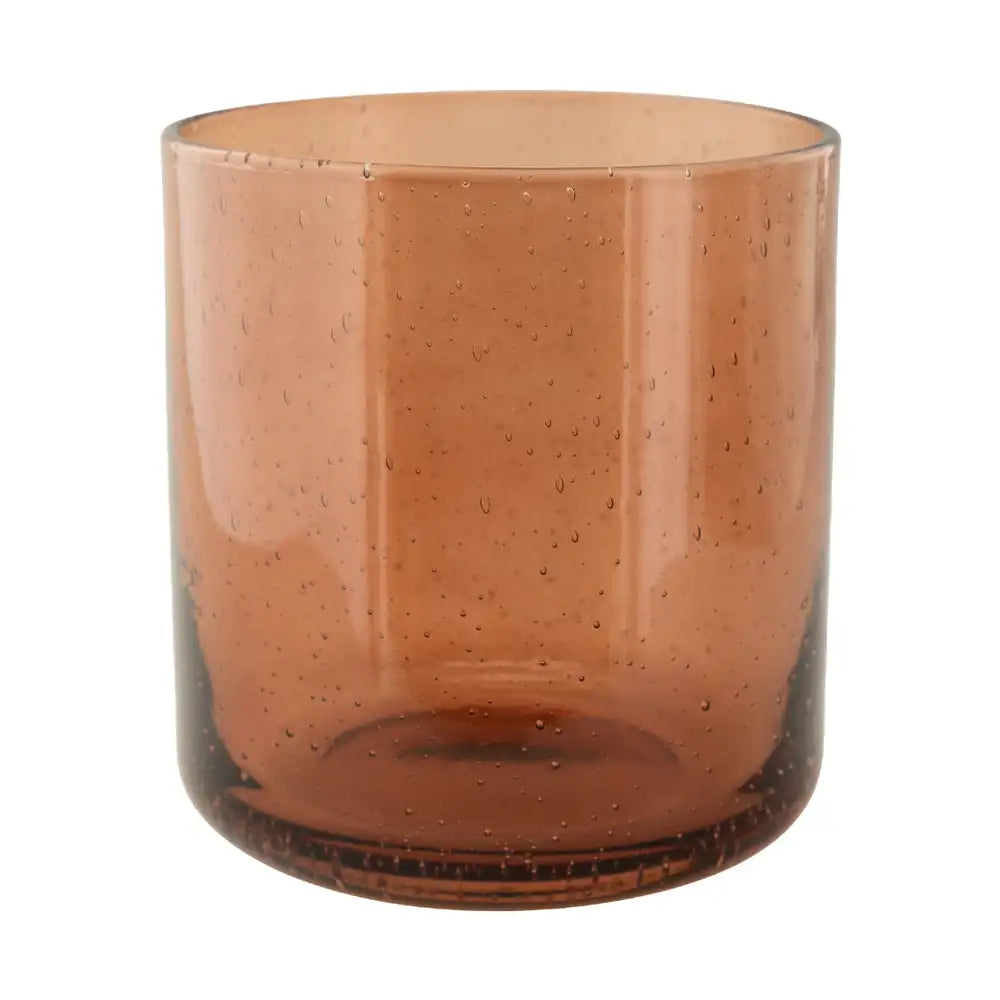 9oz Amber Bubble Tumbler