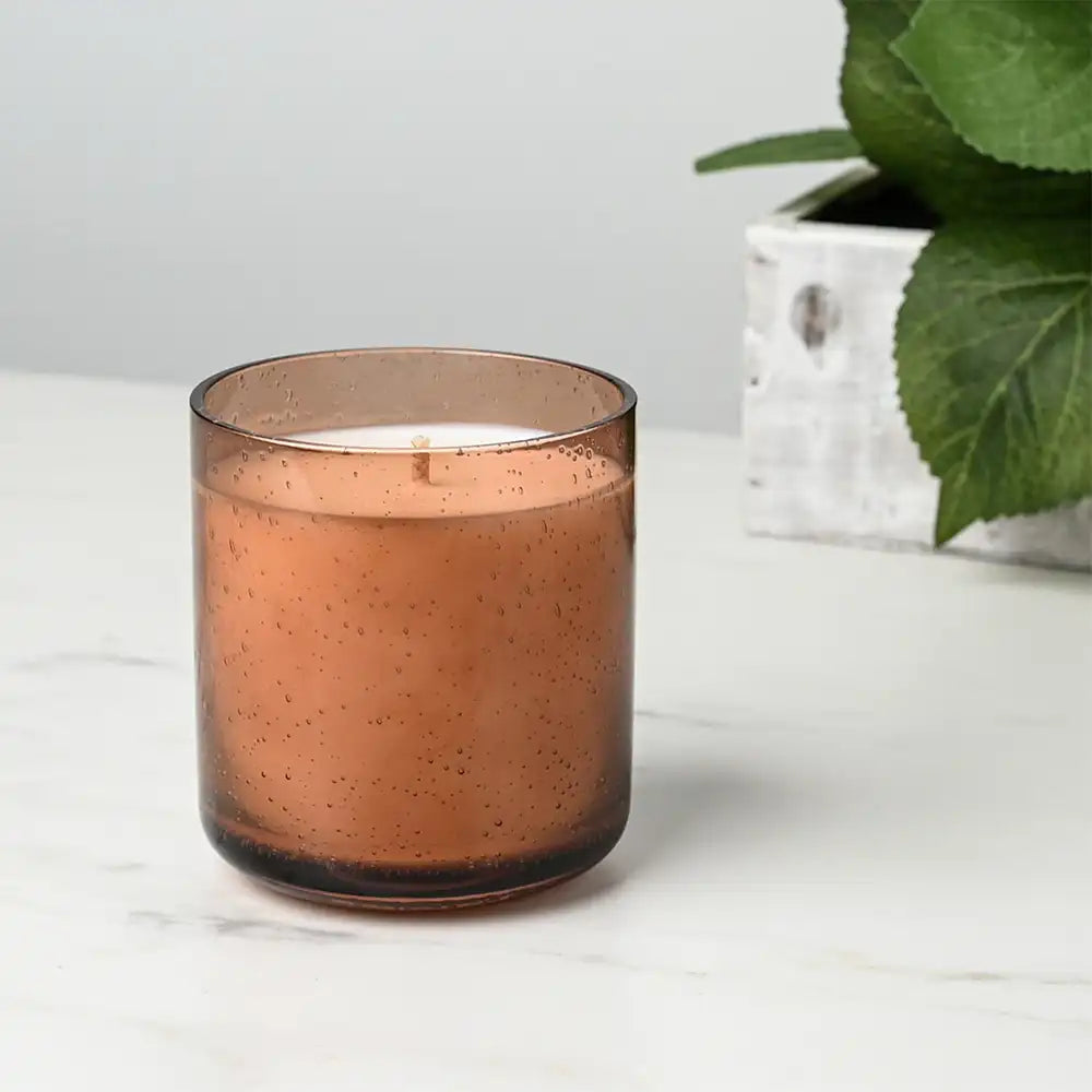 9oz Amber Bubble Tumbler