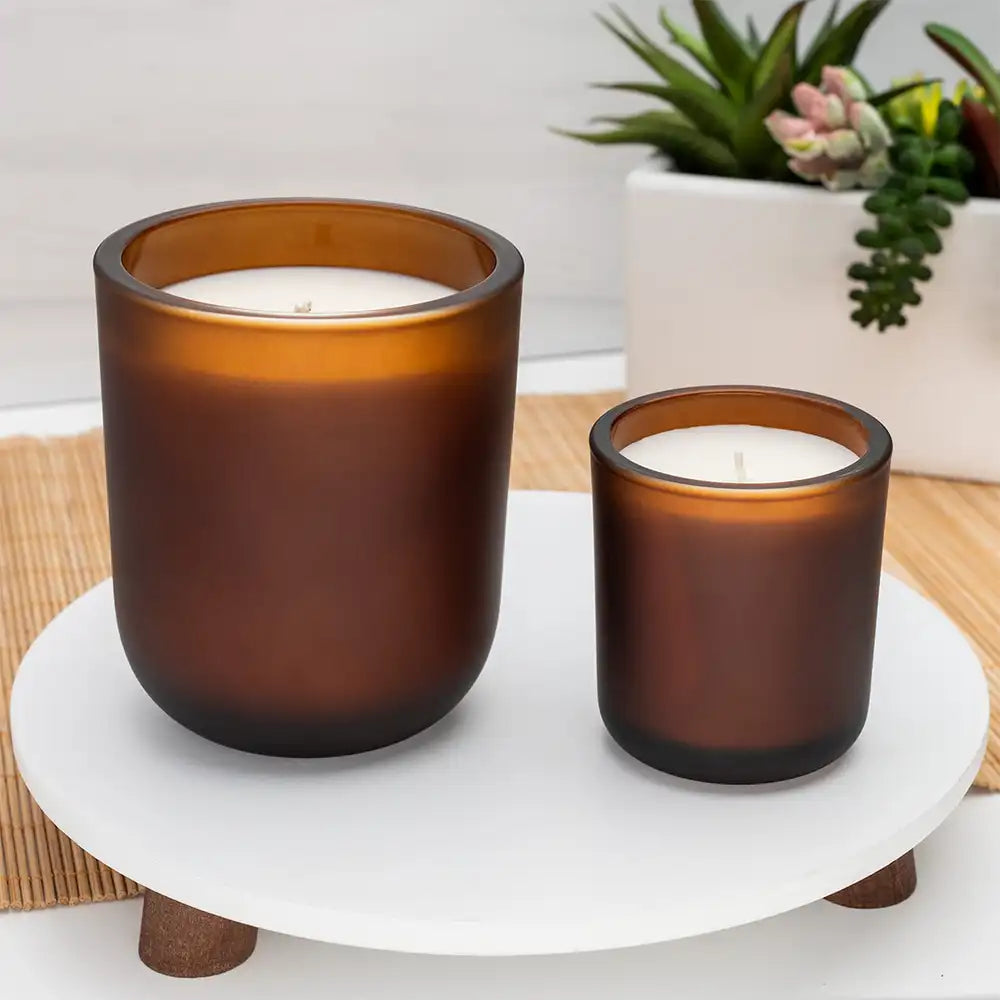 10oz Frosted Amber Tumbler