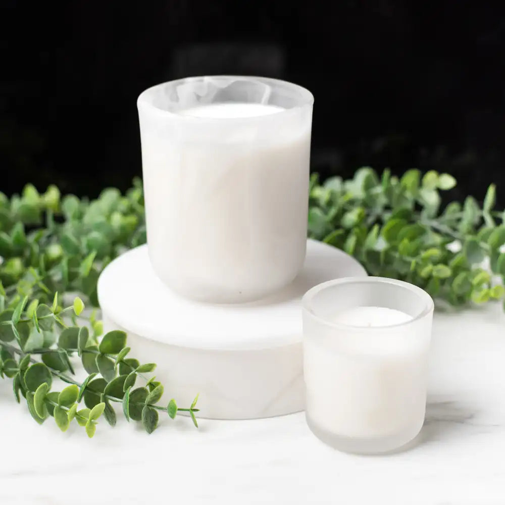 10oz Frosted White Swirl Tumbler