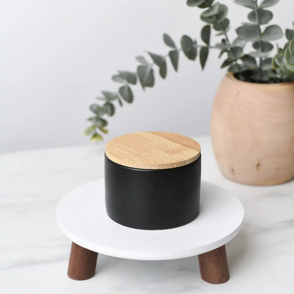 5oz Black Ceramic Tumbler