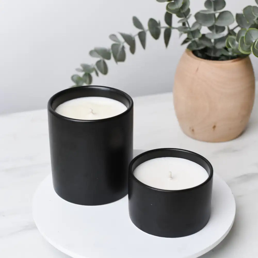 5oz Black Ceramic Tumbler
