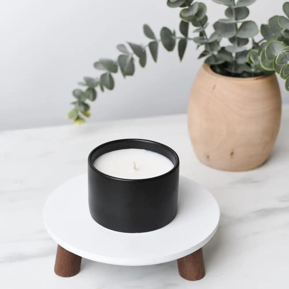 5oz Black Ceramic Tumbler