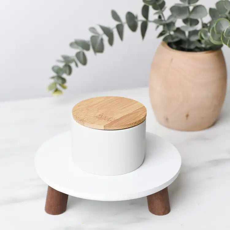 5oz White Ceramic Tumbler