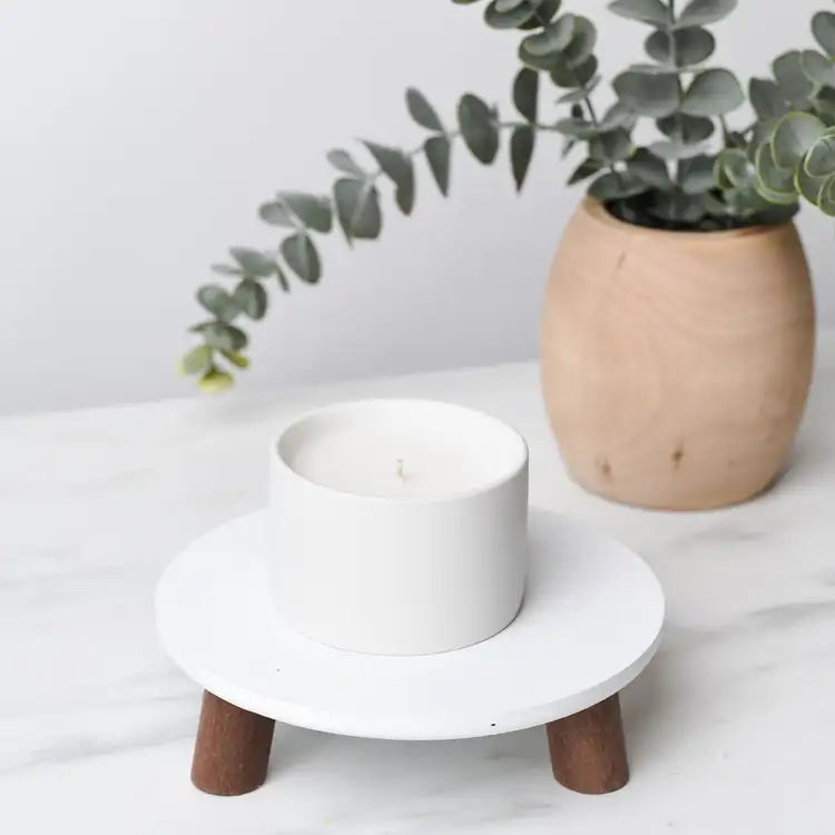 5oz White Ceramic Tumbler