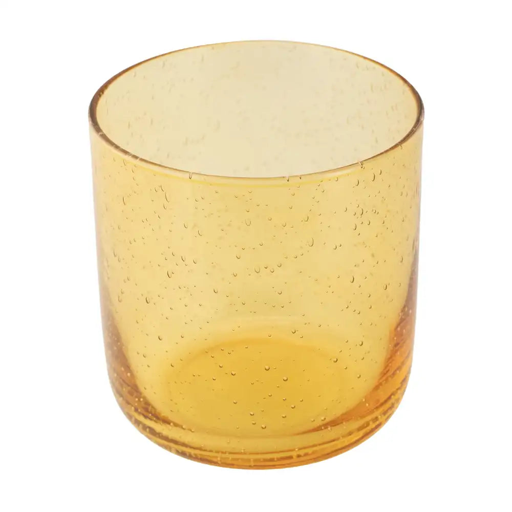 9oz Yellow Bubble Tumbler